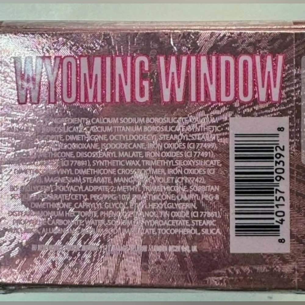 Jeffree Star Eye Gloss Trio of Wyoming Window, Peach Goddess, and Black Onyx NIB